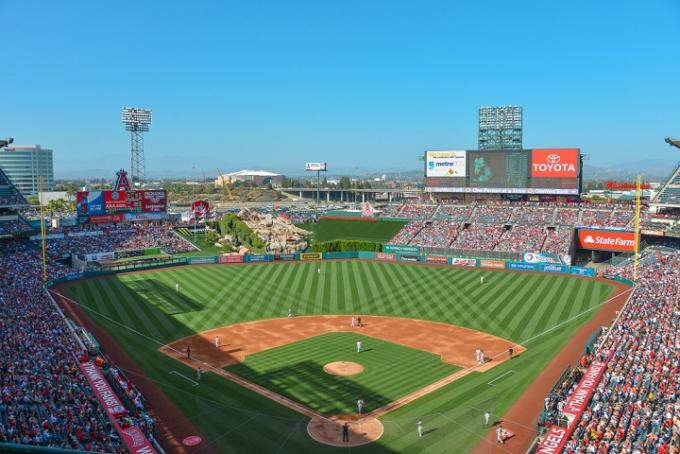 Los Angeles Angels of Anaheim vs. Oakland Athletics at Angel Stadium of Anaheim