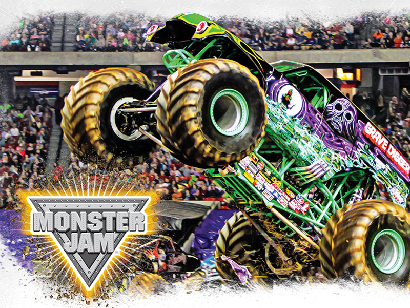 Monster Jam live event returns to Anaheim in Angels Stadium after